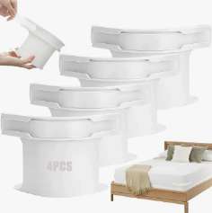 PRENDEDOR DE LENÇOL CAMA KIT 4 PEÇAS REPOSIÇÃO